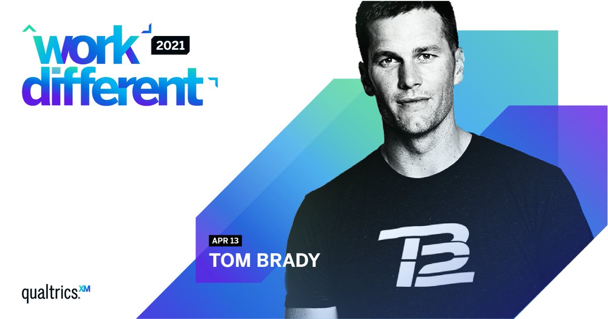 mburgon01's tweet photo. Tom Brady has won a record seven NFL Super Bowls. Not by sticking to a routine, but by continually reinventing himself and his game.

Join us on April 13th and hear Tom talk about how he learned to #WorkDifferent over his career. https://t.co/dThlmuFhkE https://t.co/FpfUpQmFLH