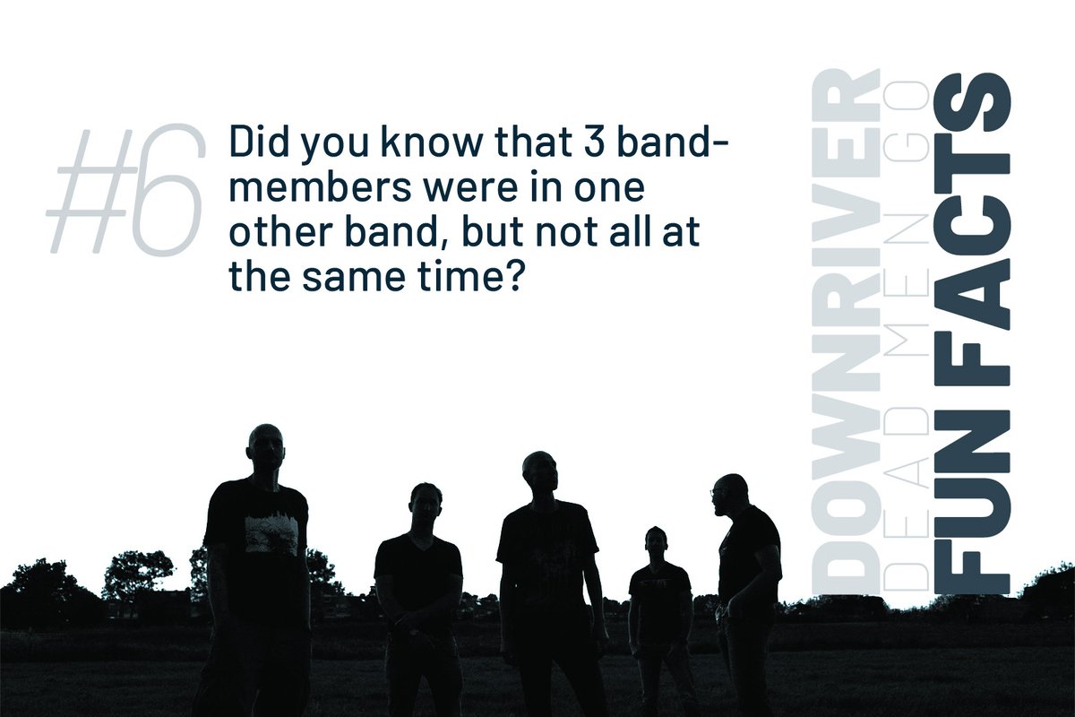 DownriverGo's tweet photo. The coming days we will post a number of random Downriver Dead Men Go facts to enrich your lives.... 

Today Fun Fact #6

#downriverdeadmengo #downriver #kickstartercampaign #ddmg #ruins #postrock #thepostrockworld #spotify #funfacts https://t.co/pVERbwnHt1