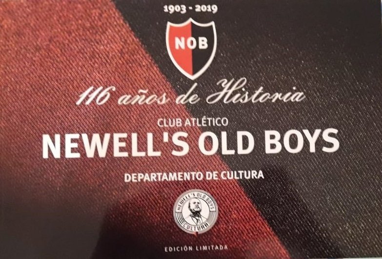 En un día tan especial, un pequeño obsequio gracias a @CANOBcultura, el libro sobre la historia de Newell's, con un solo RT participás