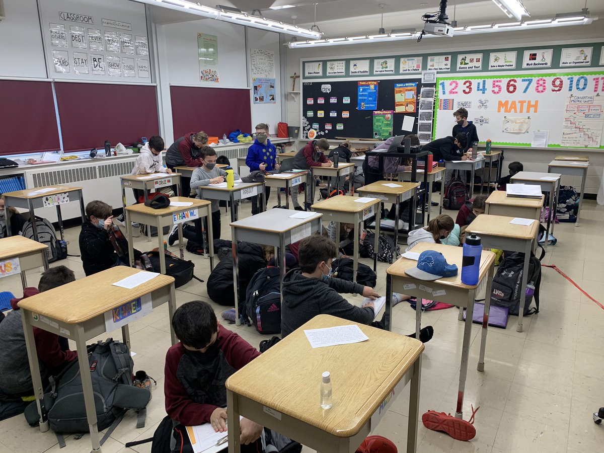 Brendan Heffernan (@bheffernan91) on Twitter photo The “angry chair union” had gone on strike this morning, and wanted persuasive paragraphs to convince them to go back to desks! Students had 100 minutes to plan, type, and edit their letters! Hopefully the desks don’t go next!! <a href="/SGeorgelondon/">St.George LDCSB</a> <a href="/LDCSB/">London District Catholic School Board</a> #makelearningfun The “angry chair union” had gone on strike this morning, and wanted persuasive paragraphs to convince them to go back to desks! Students had 100 minutes to plan, type, and edit their letters! Hopefully the desks don’t go next!! <a href="/SGeorgelondon/">St.George LDCSB</a> <a href="/LDCSB/">London District Catholic School Board</a> #makelearningfun