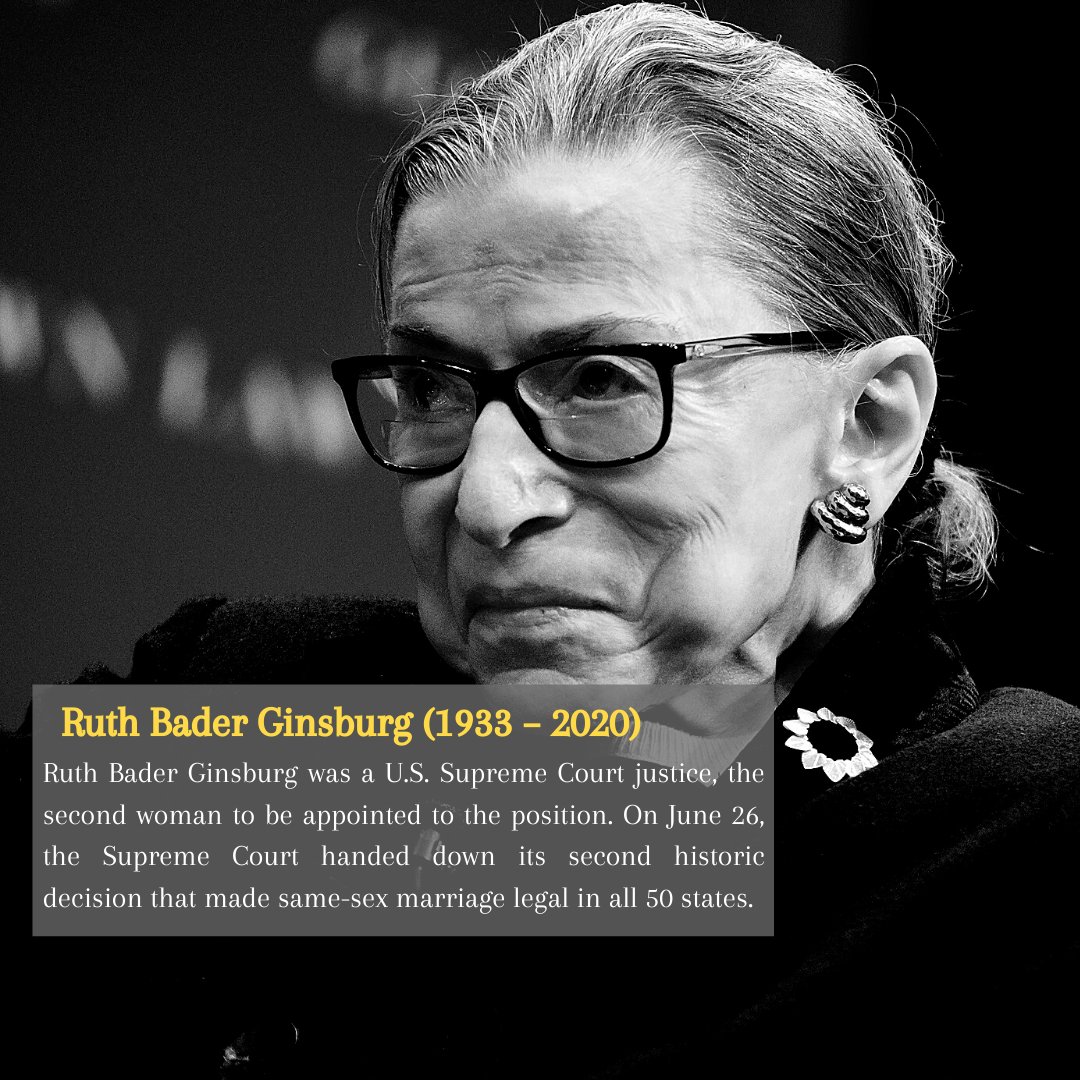 #MaryJackson #AdaLovelace #RuthBaderGinsburg