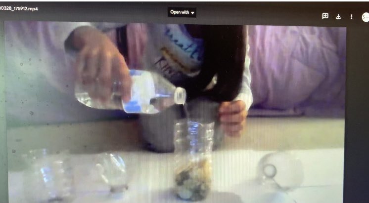 jeansciqueen's tweet image. Every day teaching science gives me gifts. shows what ngss science can do for a student. Ss only feel this way when they are empowered to learn -this is effective distance learning. She made a complete video of herself changing earth. #itsngssitsnotme.
 @whywashingtonms