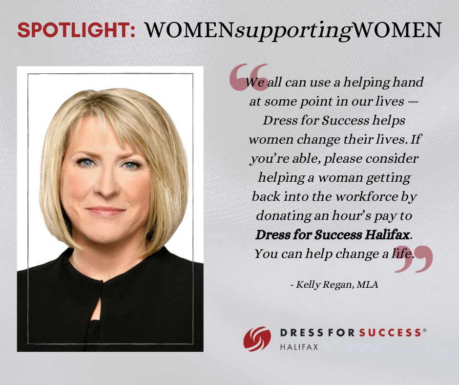 Final day of our #IWD2021 features &amp; we are happy to introduce Kelly Regan - MLA &amp; champion of ours for more than 12 years! She donated every year we hosted the Kick It Up! fundraiser, &amp; has continued to bring awareness to our organization. Thanks Kelly for #movingwomenforward!