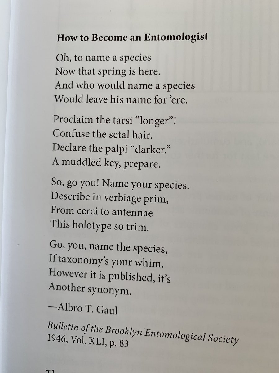 filizzgunay's tweet photo. How awesome is this poem! Found it in the brand new #book #MosquitoesOfTheWorld it made me chuckle 😄 @_SOVE_ @MediLabSecure @aedescost @the_gnatwork @GlobalVectorHub @ento_wrbu #entomologist #mosquitoes #Aedes #Anopheles #Culex https://t.co/f4ILfAvXn8
