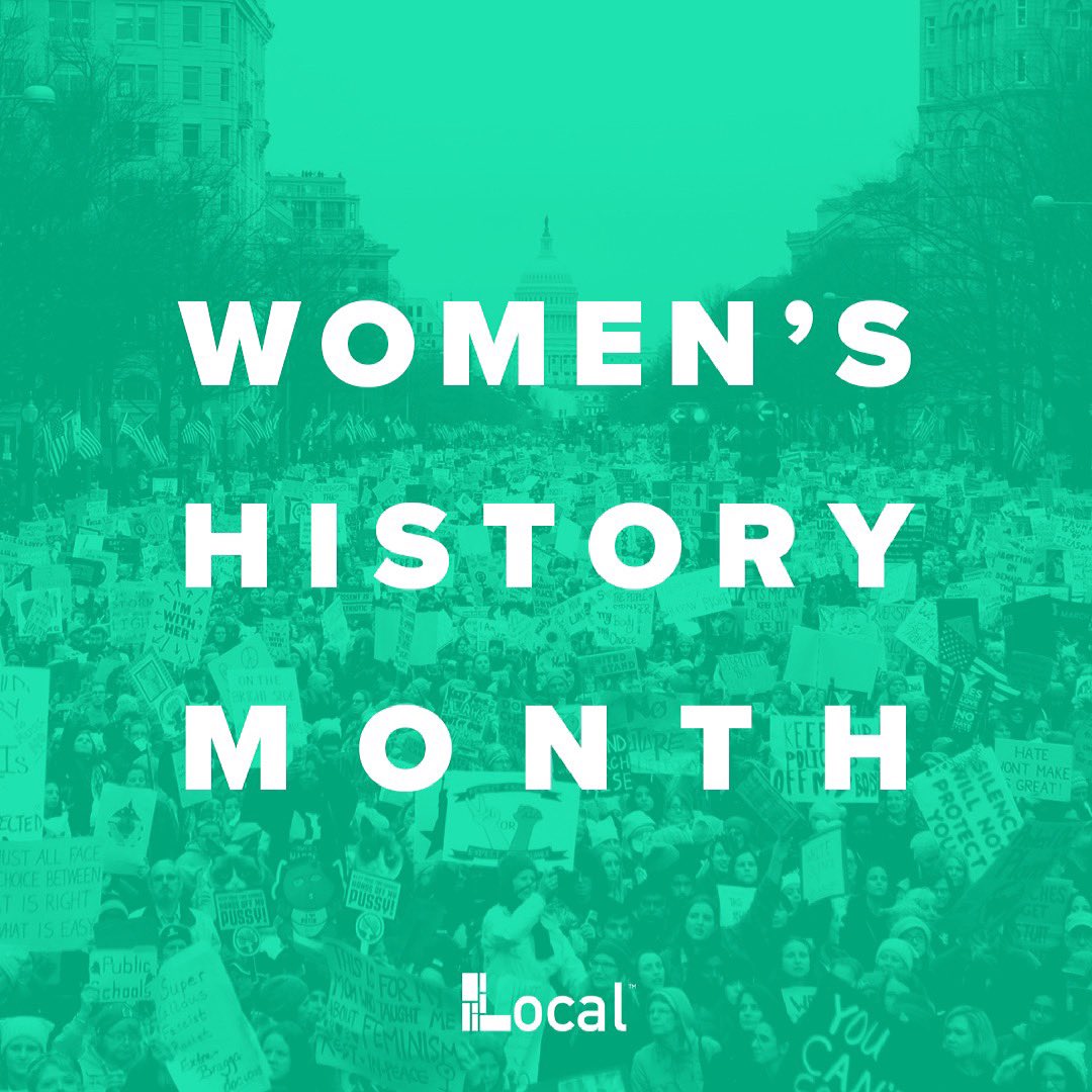 local_civics's tweet photo. Women’s History Month may be coming to an end, but just as inspiring women fight for what they believe in and make a difference in their communities every month, we aim to recognize, uplift, and celebrate women all year long. https://t.co/KMxQVcgRKh