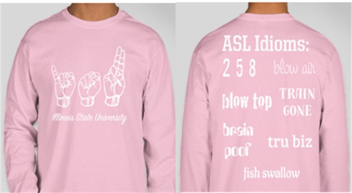 Hi Everyone! DRA is selling t-shirts. ISU is fingerspelled on the front and ASL Idioms on the back. If you would like to support DRA, please order. Shirts are shipped directly to you, so share with friends and family. Orders close April 7th! 
customink.com/g/yaw0-00cd-pd…
