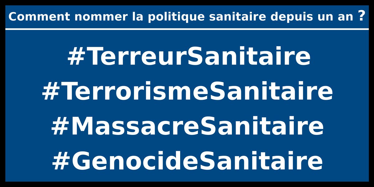 CeriseLucien's tweet photo. #TerreurSanitaire #TerrorismeSanitaire #MassacreSanitaire #GenocideSanitaire #GoulagSanitaire #ShoahSanitaire https://t.co/E4s7yNUFDO