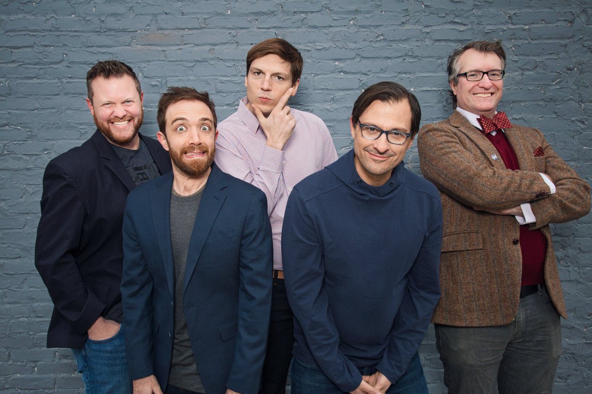 verdouxkai's tweet photo. Look at these handsome boys!! Nice shot @glasscannonpod @joeobriensbrain @grantberger @heyskid and Matthew! #GCPNation 

Can someone just make Matty Caps a Twitter already?? You don't even have to tell him, lol! https://t.co/tD7Jl3dLvw