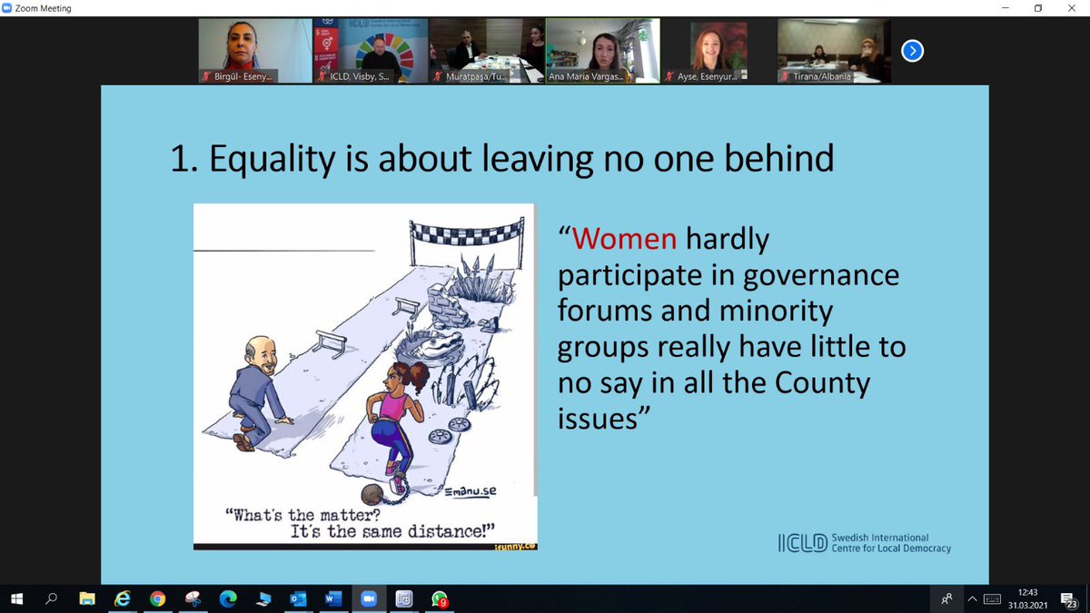 aysekasikirik_'s tweet photo. Equality is about leaving no one behind 💯 @ICLD_Sweden
#icld #SidaITP #Humanrights #Locdev #LocalDemocracy #Sdg10 #sdg5 #humanrightsbasedapproach https://t.co/uvrLe9VCAg