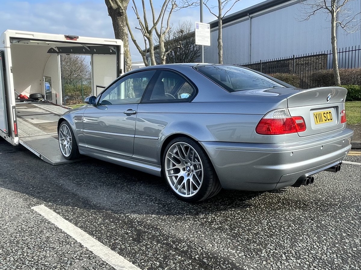 BeechesRecovery's tweet photo. Absolute pleasure to work with @aSUPERCARDRIVER to deliver their stunning M3 CSL to and from @Topazdetailing 

A truly stunning car that looks better than new!  Enjoy in the lovely sunshine guys ☀️

#BMWM3 #M3CSL #PrestigeCarTransport #VehicleLogistics #BeechesRecovery https://t.co/hAbaDnvg6a