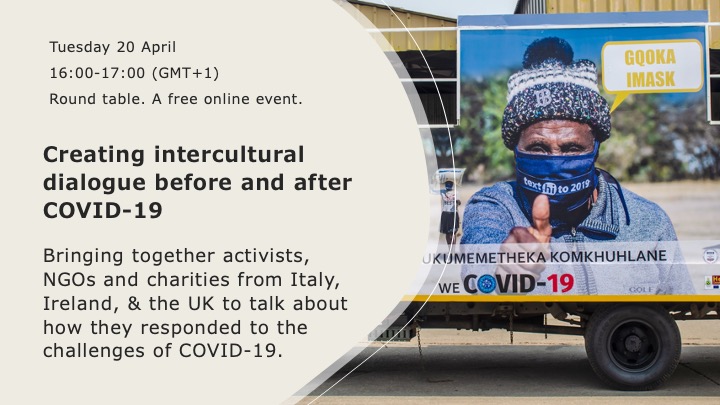 Wine Tesseur (@winetesseur) on Twitter photo Round table on 'Creating intercultural dialogue before & after COVID-19' with
Cari Bottois, Charity Translators
<a href="/VeronicaCrosbie/">Veronica Crosbie</a>, DCU
Julie Daniel, Mellie project
Domenico Lizzi, Tamat
Paolo Antonio Manetti, <a href="/BottegArt/">BottegArt</a>
<a href="/mavis_nerd/">Mavis Ramazani</a> <a href="/riainetwork/">Roots in Africa-Ireland Network</a>
Join us!
sites.google.com/view/translati… Round table on 'Creating intercultural dialogue before & after COVID-19' with
Cari Bottois, Charity Translators
<a href="/VeronicaCrosbie/">Veronica Crosbie</a>, DCU
Julie Daniel, Mellie project
Domenico Lizzi, Tamat
Paolo Antonio Manetti, <a href="/BottegArt/">BottegArt</a>
<a href="/mavis_nerd/">Mavis Ramazani</a> <a href="/riainetwork/">Roots in Africa-Ireland Network</a>
Join us!
sites.google.com/view/translati…