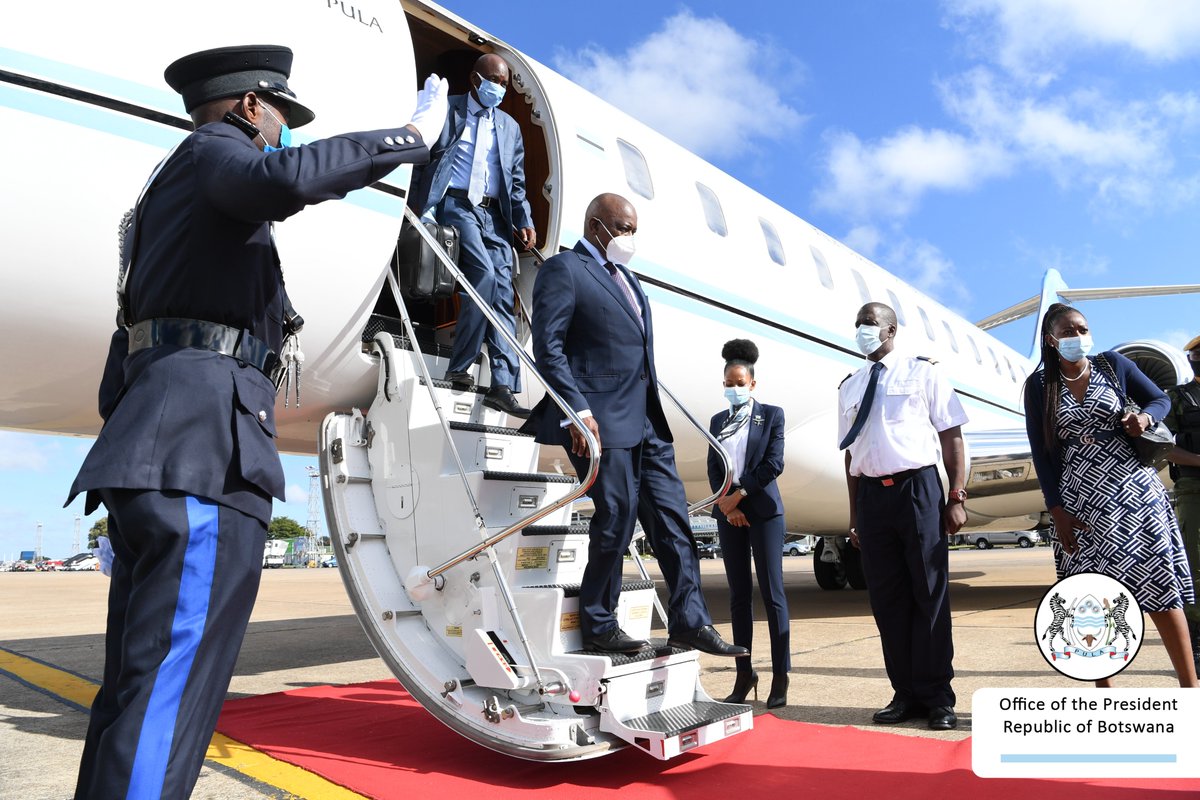 OfficialMasisi's tweet photo. Dumelang Batswana betsho. We arrived safely in Lusaka, 🇿🇲 Zambia on a working visit earlier this morning, where I met my brother and a good friend of Botswana, His Excellency, President Edgar Chagwa Lungu.

We had a very good meeting where I expressed among other things, https://t.co/umf9KXHeAk