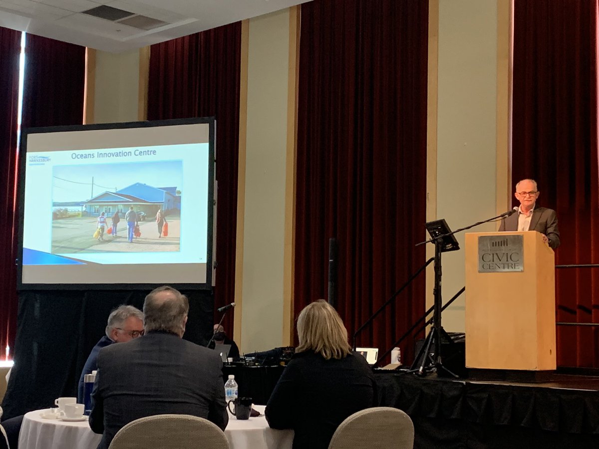 AmandaMomb's tweet photo. Update on the new Oceans Innovation Centre on the Port Hawkesbury Waterfront. NSCC is providing world class marine training from this location, and investors are beginning to express interest in the facility.
#StateoftheStrait #oceansinnovation #marinetraining @nsccstrait https://t.co/EQ7XRQGVee