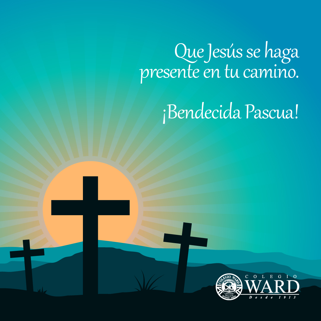ColegioWard's tweet photo. ¡BENDECIDA PASCUA!

"Jesús se hace presente en nuestro camino..."

Los invitamos a leer el mensaje completo de nuestro Capellán👇🏻
https://t.co/TfvD81AtNt

#Pascua #Resurrección #Esperanza #Luz https://t.co/gLmSY4V4Sc