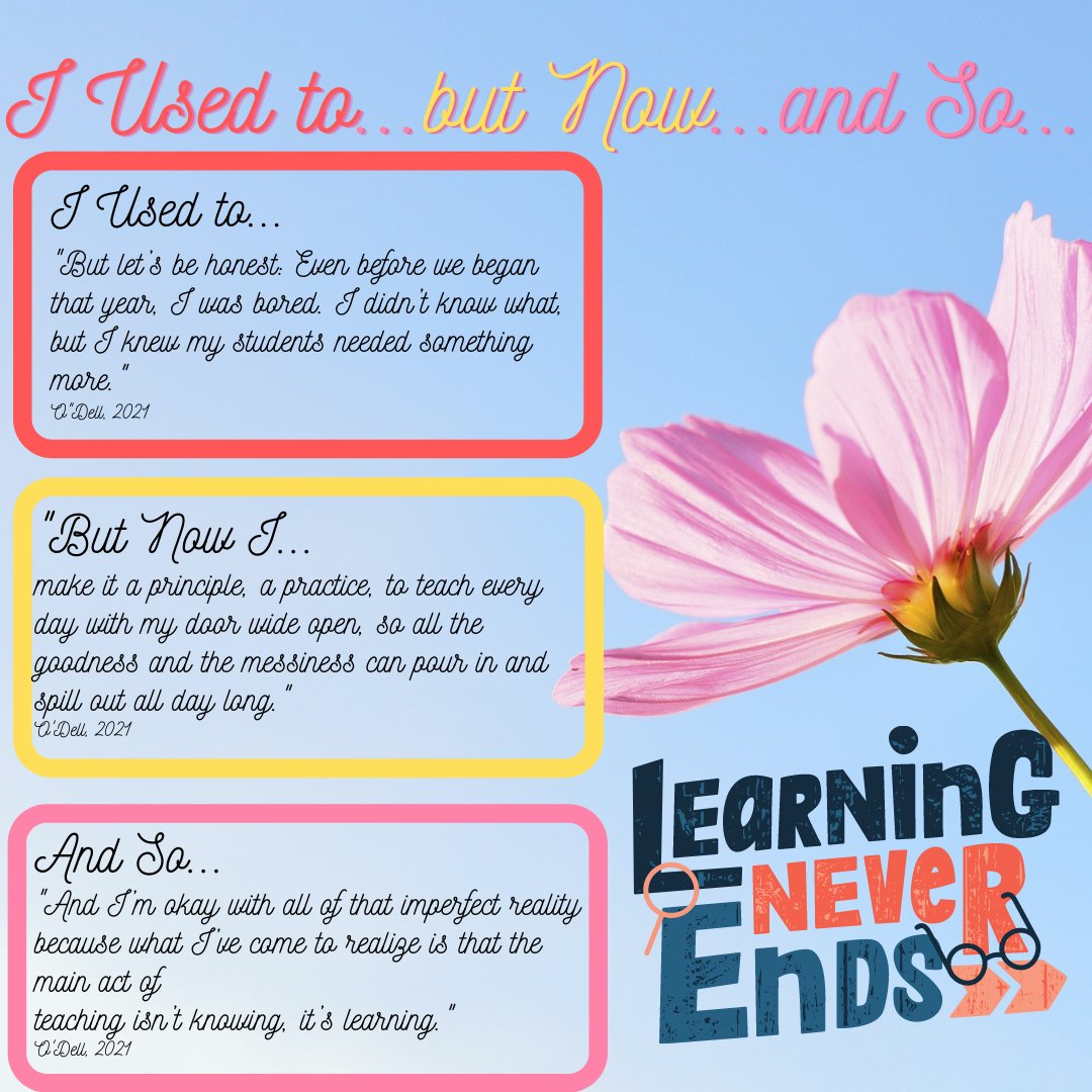 As teachers it is important to reflect on our own teaching practices.  Check out how one teacher adjusted their teaching practices in the latest edition of Voices from the Middle @ library.ncte.org/journals/VM/is…