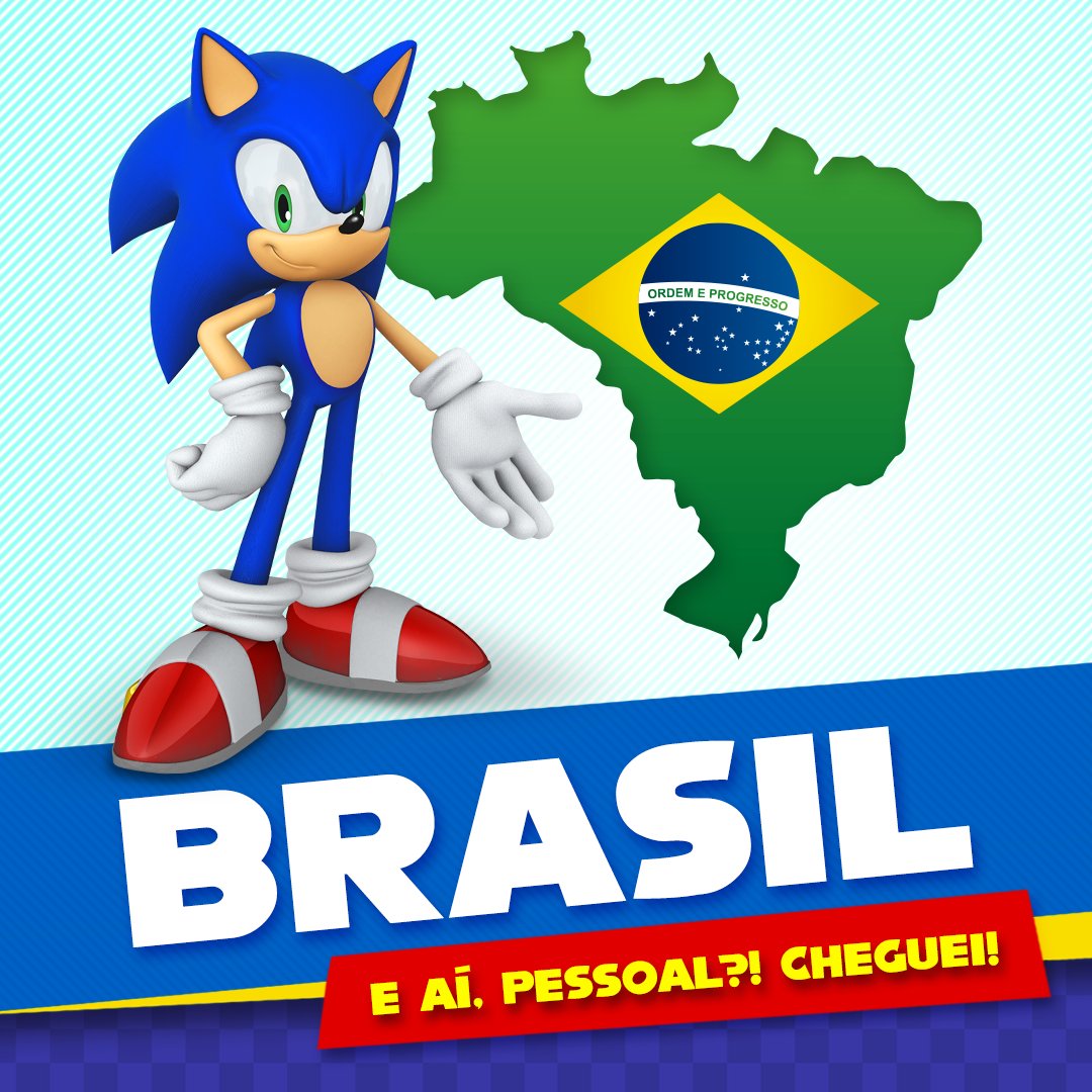 Sonic the Hedgehog on X: Alô, Brasil-SIL-SIL-SIL!!! (com muito eco) O  perfil oficial do ouriço mais rápido dos games chegou para trazer  informações e novidades sobre o universo de Sonic the Hedgehog!