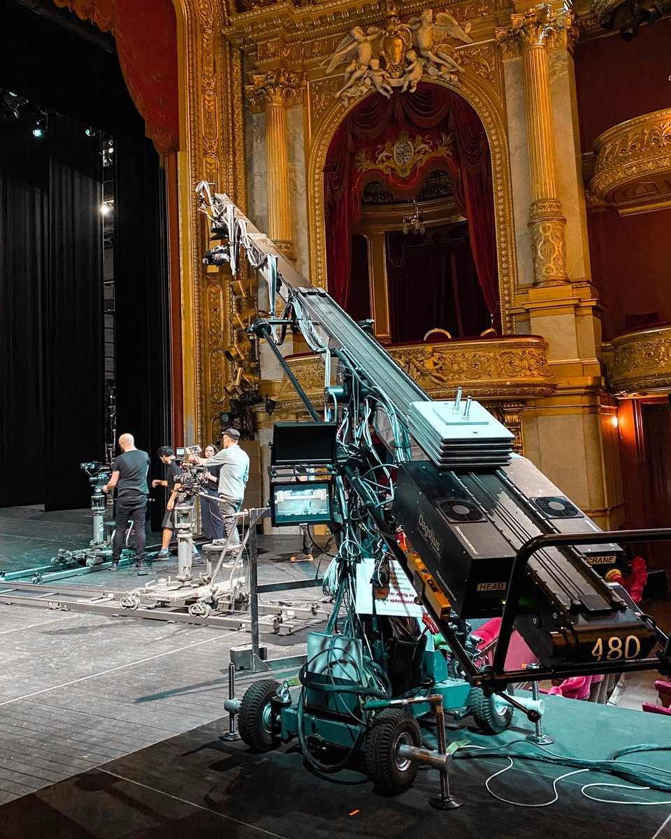 NewtonNordic's tweet photo. The NEWTON remote head is both small and stabilized which is ideal to control lens and camera on #telescopiccrane. Pics from operator Carl Vestring today, shooting Swan Lake at The Royal Swedish Opera with #Technocrane22 #Arrialexamini #Newtonhead #cameracrane #technocrane https://t.co/OFyw7DQ2Ky