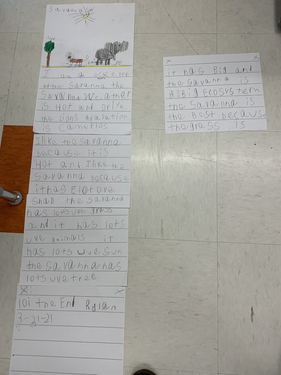 Kid writing meets the ARC Core Research Lab in Kindergarten at Baron Elementary. Our ecosystem experts actually bringing their teacher to tears...of enjoyment! #baronelementary @manheimcentralsd <a href="/AmericanReading/">American Reading</a>
