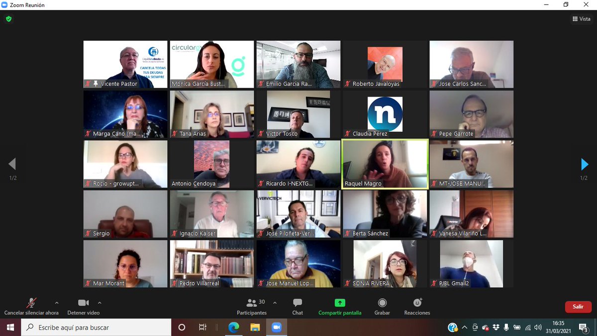 Otra semana más creando sinergias y valorando colaboraciones con diferentes empresas y emprendedores.

#NetingSanto #NetworkingEmpresarial #Networkingempresas