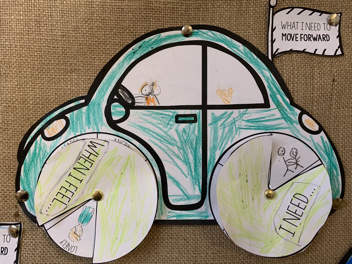 MissWatsonPPS's tweet photo. These are our self-regulation cars showing ideas we have for making ourself feel better when we experience a difficult emotion. ππ This ties in with our work on the blue cog from @EmotionWorksCIC You can also see our skyscraper arrays in these photos too! π https://t.co/7iqhHTSFyW
