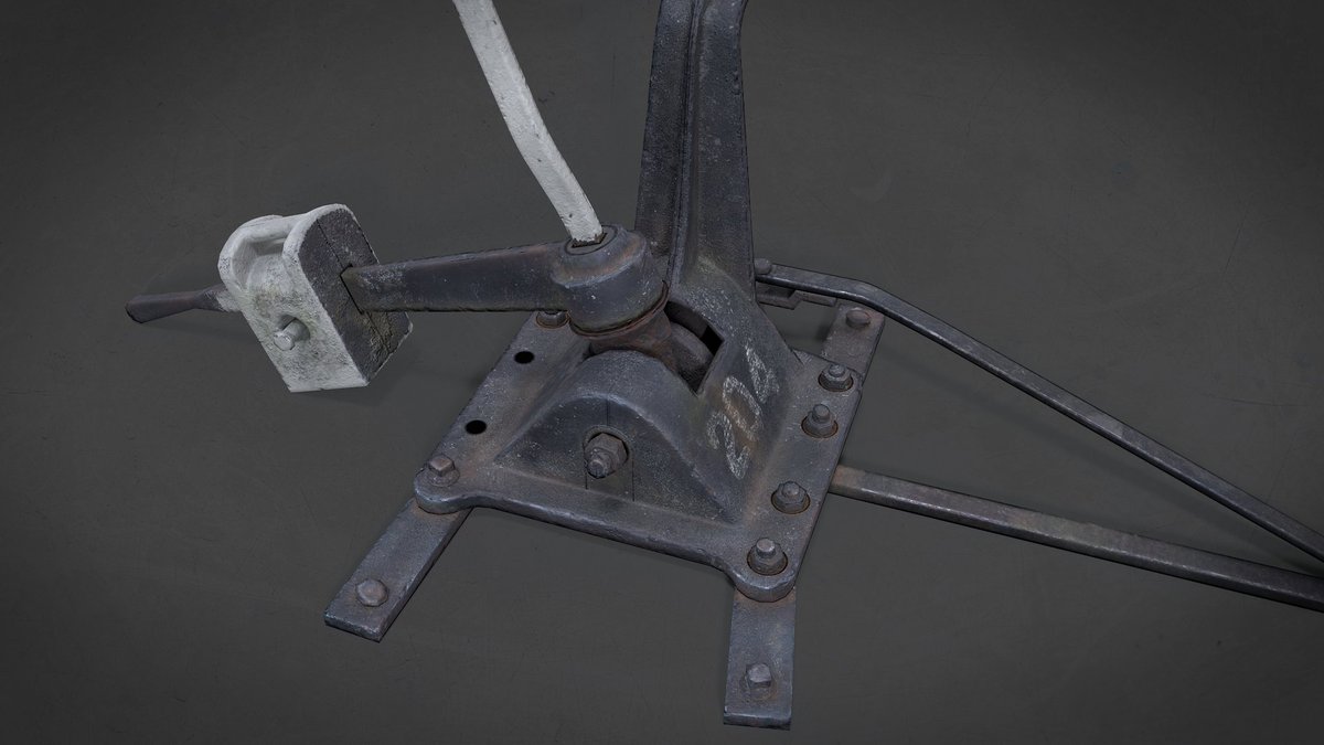 vintprog's tweet image. Arrow Railway.

This is the arrow for the train rail. Not a scan, I drew without leaving the substance painter.
2048x2048 textures PBR.
tris: 2637.
this game prop.

Artstation:
artstation.com/artwork/OoK91k

#gameready #gamedev #gameasset #unity #Blender #SubstancePainter #lowpoly