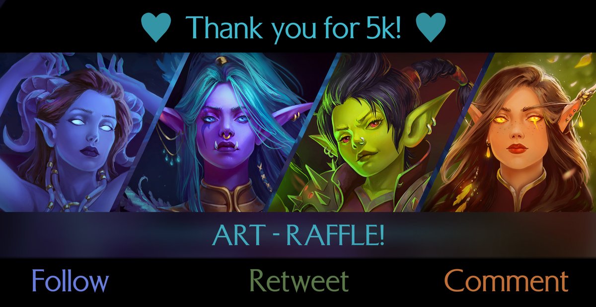 Svelien's tweet photo. 💙ART-RAFFLE!💙

Rules:
• Follow me
• Retweet  
• Leave a comment with your character (no QRTs)
• One winner - one portrait
• Ends May 1

Good luck! https://t.co/iJsy4oTvfX