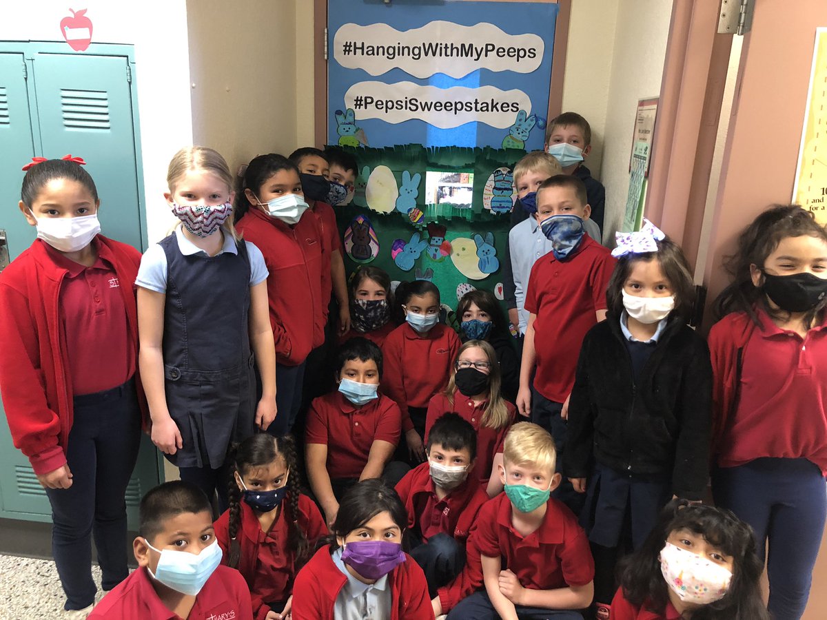 PEEP! We have 22 excited second graders who are praying they win the PEEP flavored Pepsi! 🙏🙂 <a href="/pepsi/">Pepsi</a> #HangingWithMyPeeps #PepsiSweepstakes