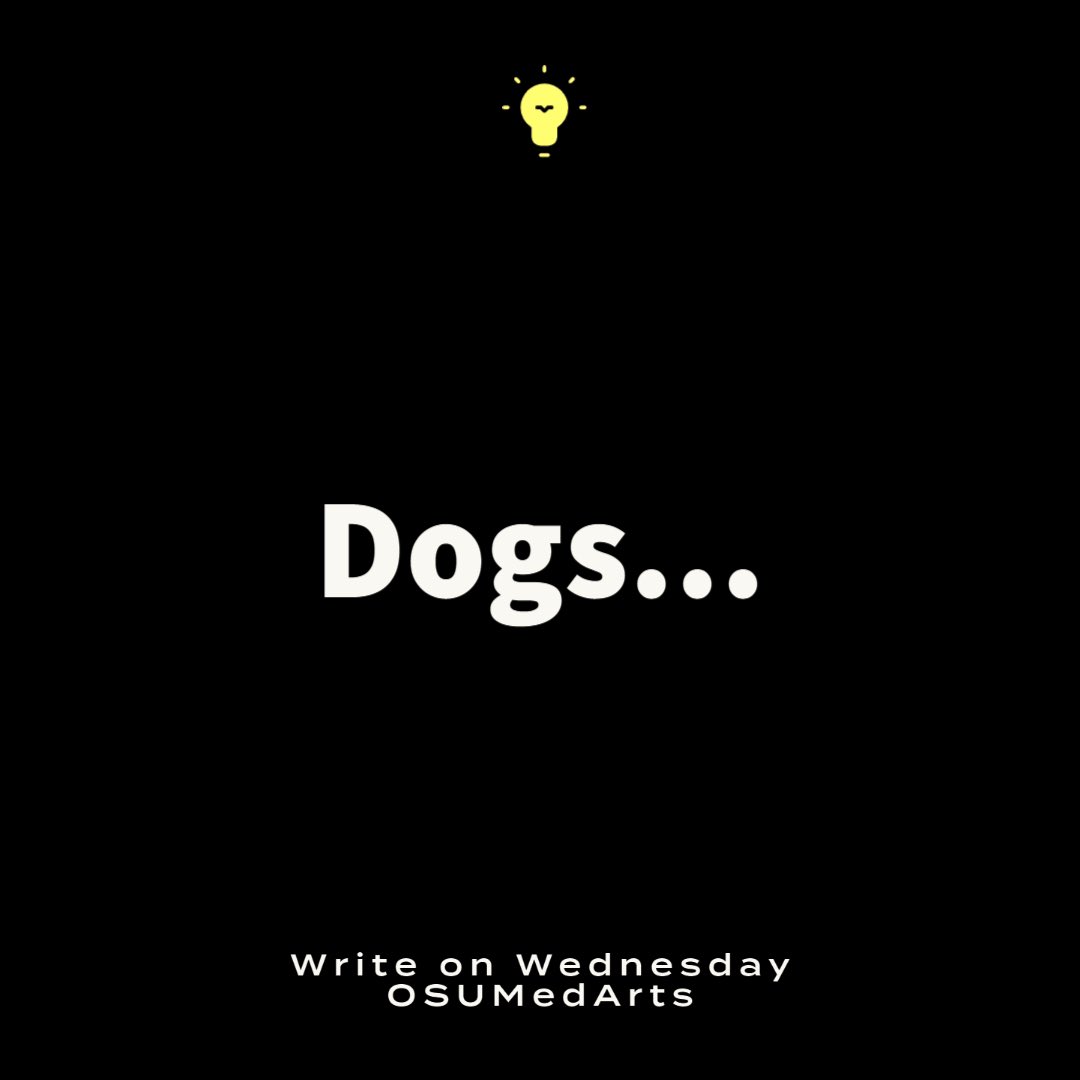 OhioStateMedArt's tweet photo. This prompt could launch so many thoughts about these wonderful creatures! ๐ถ๐๐ฆฎ๐ฉ๐โ๐ฆบ#OSUCOM #WriteOnWednesdays https://t.co/dK9Q682Z4m