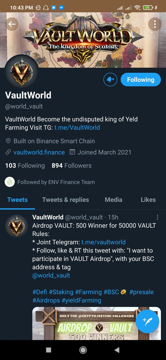markybarrera28's tweet photo. @cryptojustine @itsprettyjamie @world_vault https://t.co/HV6swXg4ym