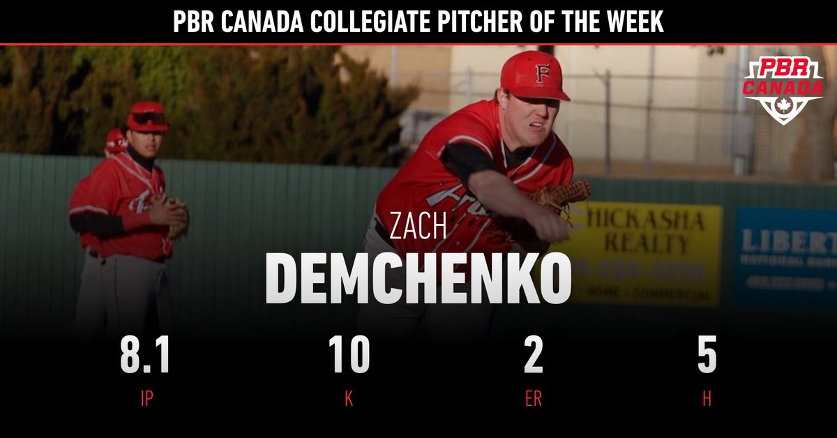 PB_Atlantic's tweet photo. 🚨Canadian Collegiate Players of The Week🚨 

Bringing you the top 🇨🇦 performances in Week 9🔥 

▪️ Hitter of the Week:
@ChinchillaCole of @NiagaraBASE 

▪️ Pitcher of the Week:
Zach Demchenko of @FriendsFalcons 

Full article ➡️ https://t.co/dAMjHMXZNl
#BaseballCanada 🇨🇦 🇨🇦 https://t.co/TVgeSCpQRU