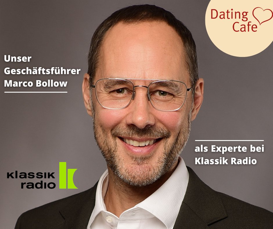 datingcafe_de's tweet photo. Noch bis Sonntag: Dating Cafe als Experte bei Klassik Radio 🎶♥️

Unser Geschäftsführer Marco Bollow spricht in der Klassik Radio Kolumne über Dating für alle Lebenslagen &amp; unabhängig vom Alter.
🎶👉  https://t.co/pwv3BvUg2Q
.
@klassikradio #onlinedating #datingcafe https://t.co/9pqsoy6oNN