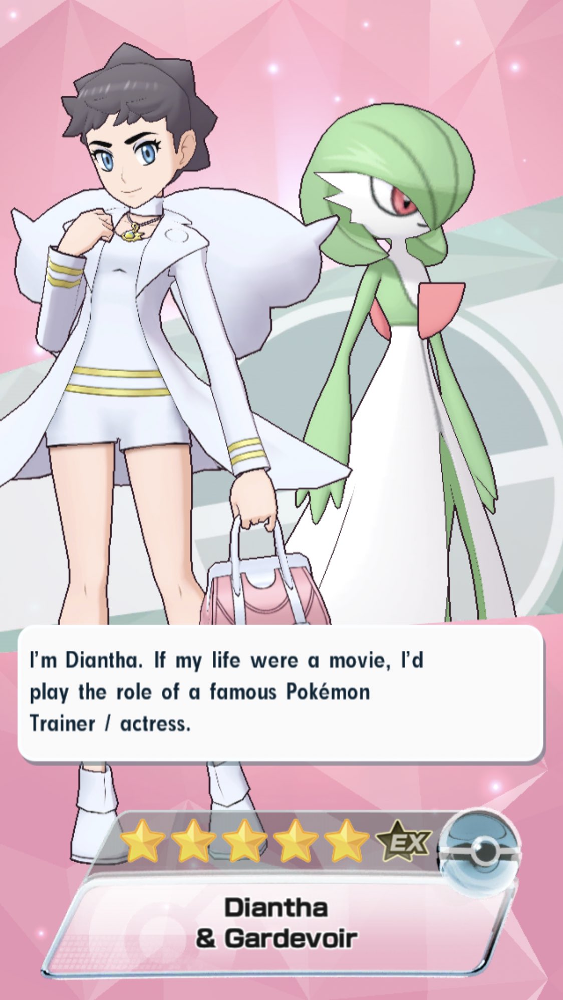 Dianthea and her Mega Gardevoir. I really loved Pokemon X and Y. I