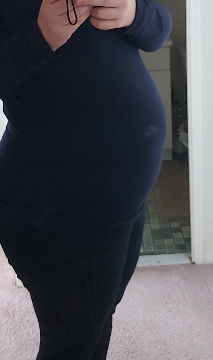 TtcMomma's tweet photo. This bump is 30 weeks along now. Time is flying by. And tomorrow is my last day of work. I've gotta tell you, I'm so ready for it. I'm exhausted and that's making it really hard to focus on my busy and consequential job. I'll be back in...2023🙈😮🙈😮❤❤ https://t.co/JWqUKchXDM