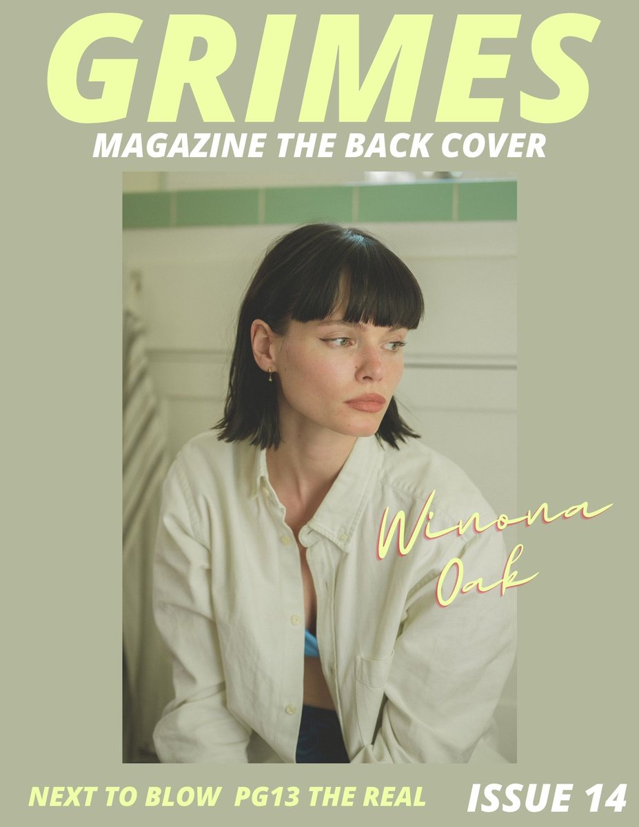 G R I M E S Magazine: #Issue #14 Featured <a href="/ElleKingMusic/">Elle King</a> <a href="/mirandalambert/">Miranda Lambert</a> takes the cover of #GrimesMagazine takes the back cover <a href="/winonaoak/">Winona Oak</a> #music April 1, #2021  #nexttoblow #artist <a href="/PG13NBA/">PG13 THE REAL</a>