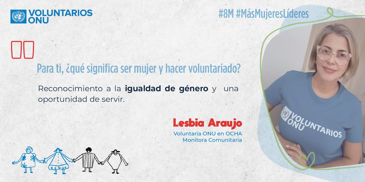 ¡Es el #MesDeLaMujer! 

Le preguntamos a las voluntarias ONU ¿qué significa ser mujer y hacer voluntariado? 
 
Tú también puedes ayudar a la ONU a alcanzar el ODS 5, Igualdad de Género, desde el voluntariado 🙌
 
Regístrate aquí: vmam.unv.org