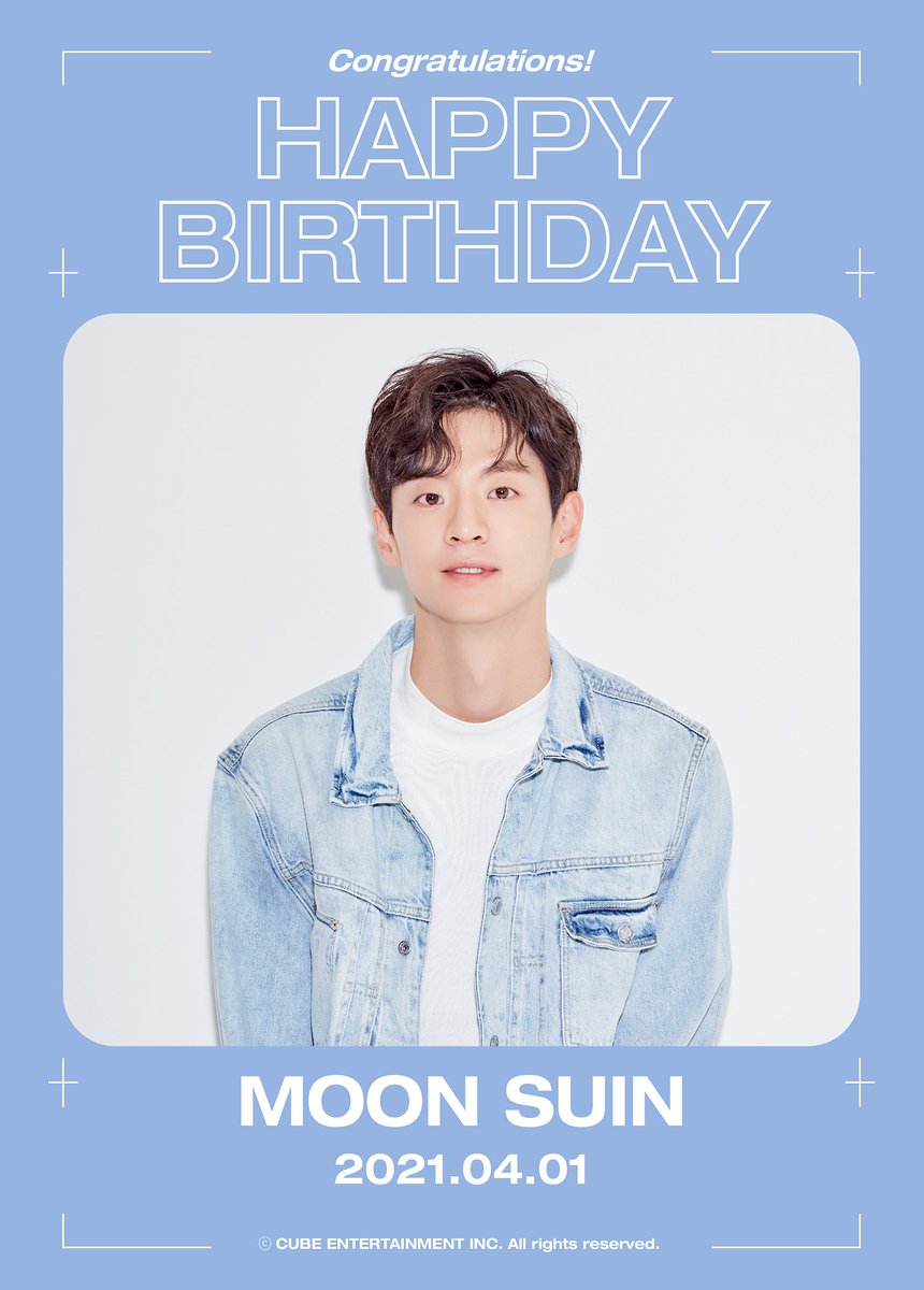 cubeunited's tweet photo. 문수인의 생일을 축하합니다!
HAPPY BIRTHDAY MOON SUIN-!
#문수인 #MOON_SUIN https://t.co/v6elRXpNBS