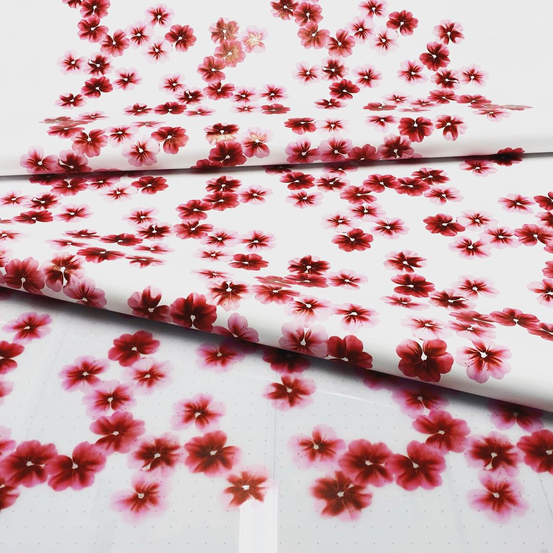 yellowgoatdsgn's tweet photo. Cherry blossoms are peaking at the factory for a new digitprint project 🌸🌸🌸🌸🌸🌸

#newworkwednesday #cherryblossom #cherryblossoms #digitalart #botanicaldesign https://t.co/sUf7QdyKM0