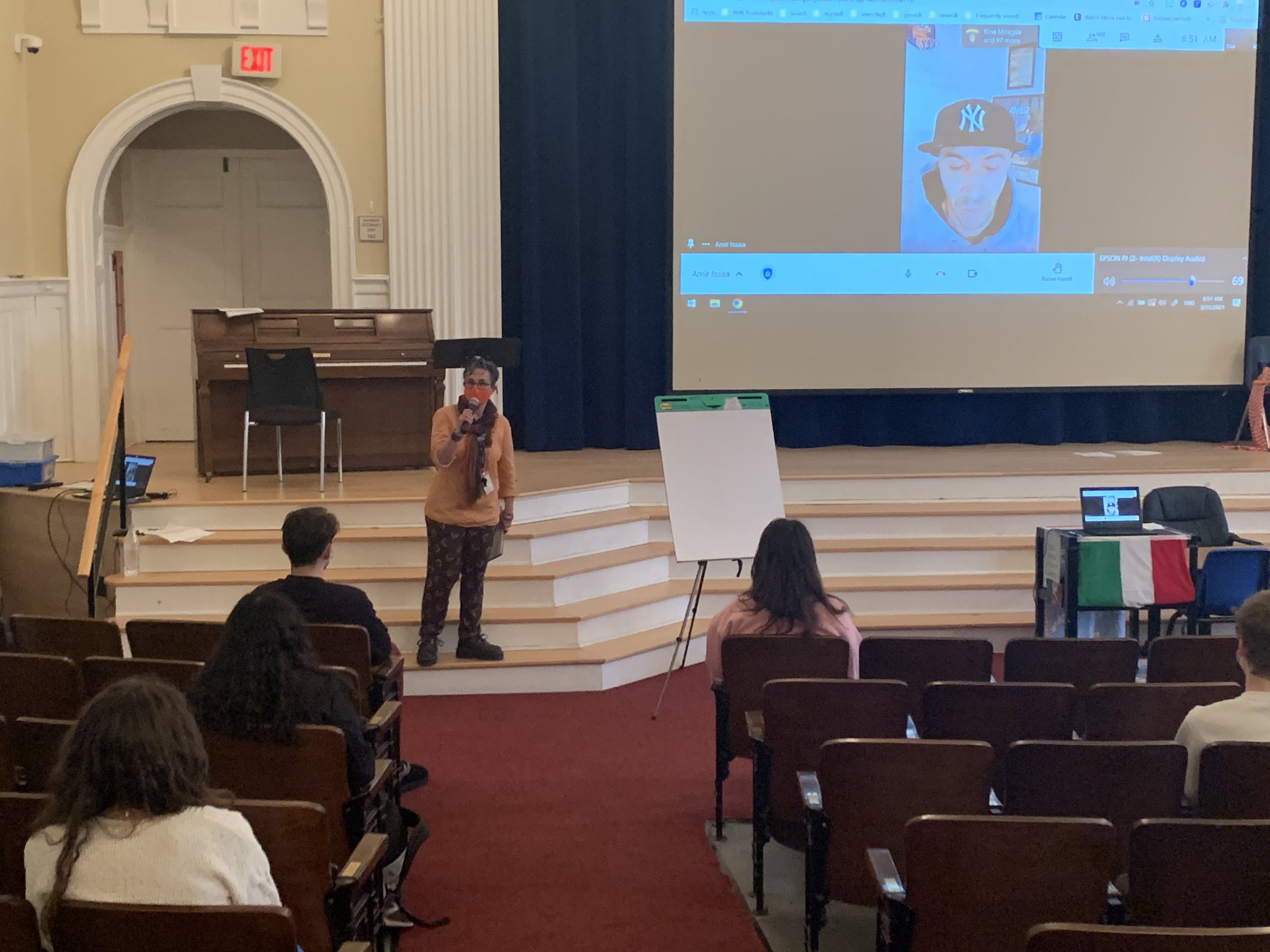 HoHoKus School on Twitter "Grazie, Amirissaa, for speaking with our