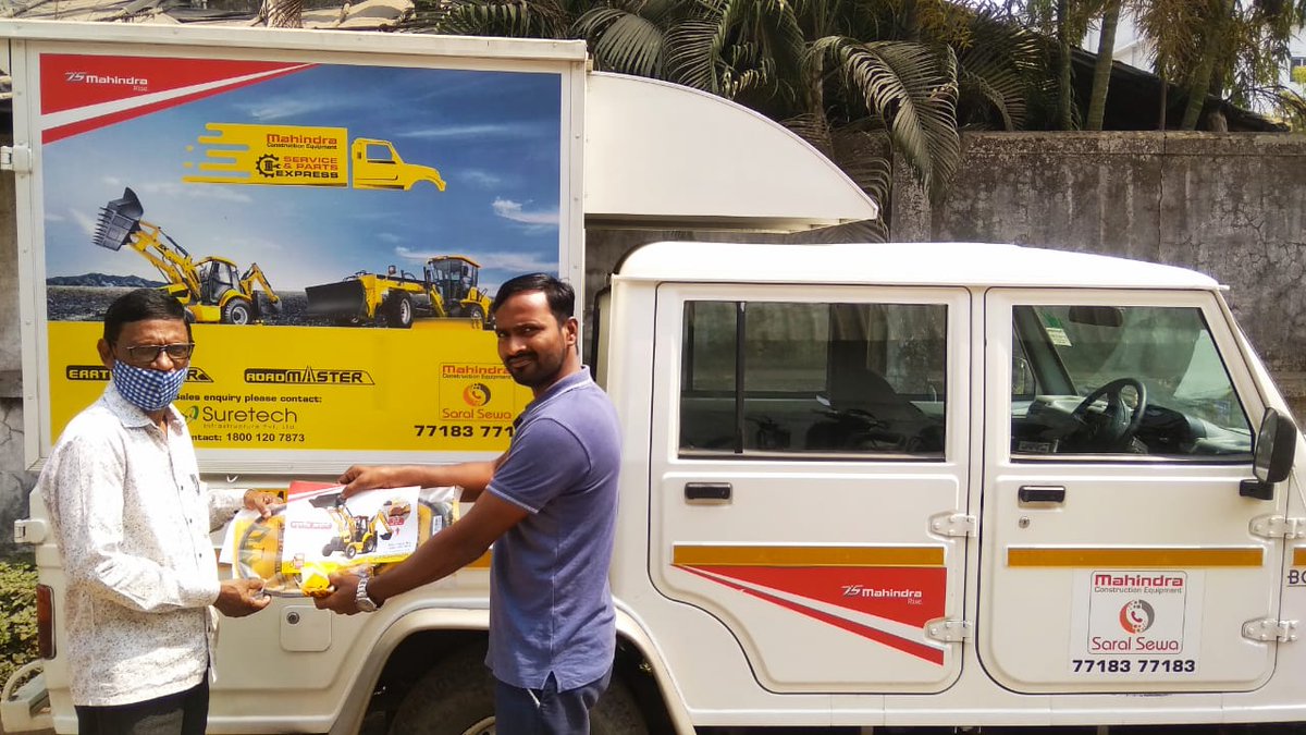 Mahindra_CE's tweet photo. Kudos to our Suretech Infra team to assist our customers in Mumbai with parts & service.
https://t.co/WTJAQjinLR
#spareparts #service #customerservice #partsexpress https://t.co/EXOc3PNWNS