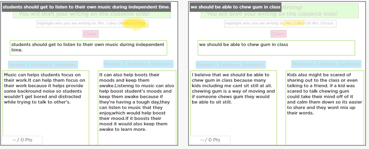 StephCahoj_D54's tweet photo. 6th grade SS are working hard to convince myself or @BethErbach about what we can add to #LakeviewSchool54! They are LOVING this writing project &amp; I love the format of @Classkick to give immediate feedback in real time! #Engagement #RealWorldWriting https://t.co/bl8dvwikHo