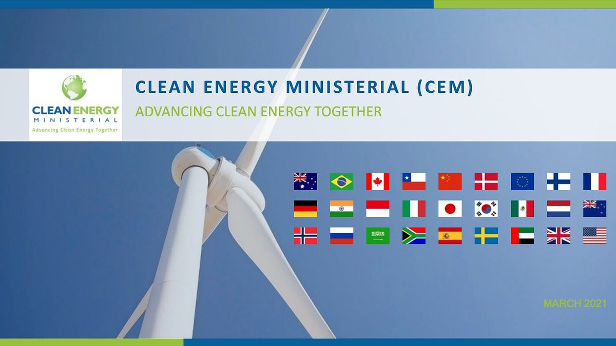 CEMSecretariat's tweet photo. NEW!
Learn about recent developments in the Clean Energy Ministerial: https://t.co/wgmvroeQhR
This year's e-brochure includes recent achievements in #CEM initiatives and campaigns and major outcomes from #CEM11, plus information about our structure and work program. 
#cleanenergy https://t.co/5c11uGeMV7