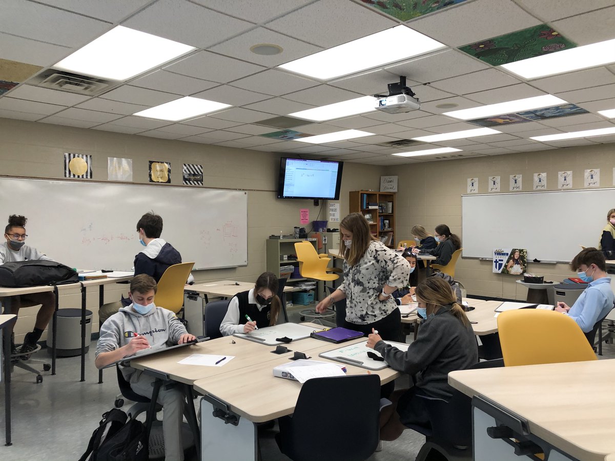 STAsaints's tweet photo. The @STAsaints Math Hub at Saint Thomas Aquinas is a place that builds math confidence in all students. The ‘Hub’ is more than a place where students go to seek math help, it’s where they come to collaborate and support one another. https://t.co/TtzHPveEGp #sta4pillarsEXCELLENCE https://t.co/Zr51BQQaUS