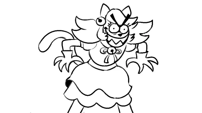 haven't drawn mad mew mew before. what better day to do that than today of all days 