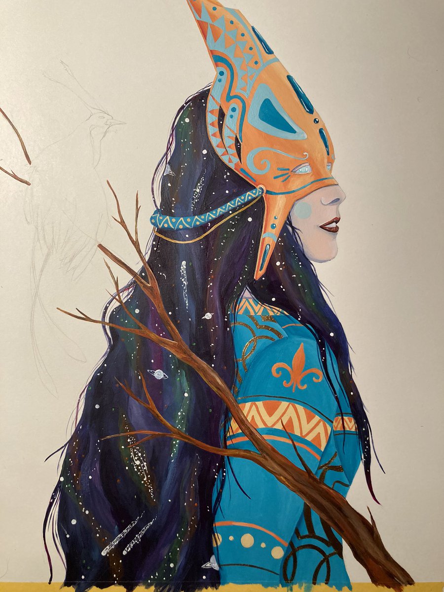 Skountart's tweet photo. Work in progress 
#paperwork #illustration #illustrationart https://t.co/Q12zcYhCrJ