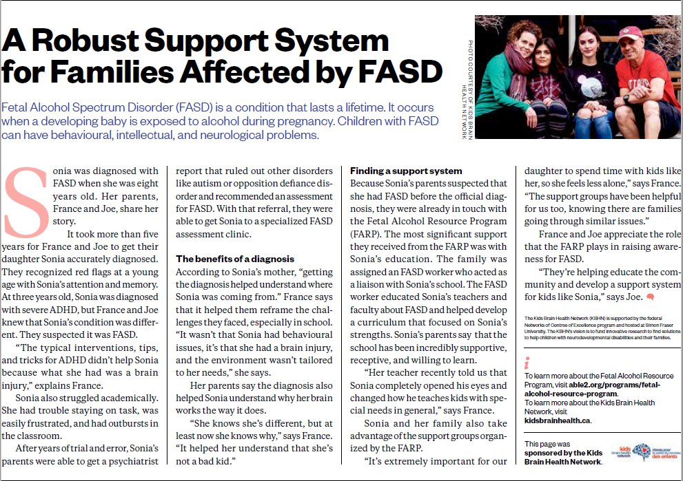 In partnership with @ABLE2Ott, @CHEO, @CASO_SAEO and the Inuuqatigiit Centre for Inuit Children, Youth and Families, KBHN developed the Fetal Alcohol Resource Program (#FARP). Check out our feature in the @TorontoStar: ow.ly/OdoC50EcBNL.

#brainhealthawareness #FASD 🧠