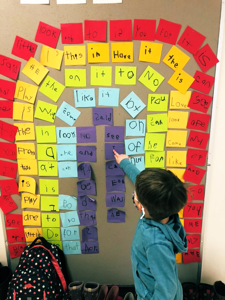 Our Sight Word Rainbow Wall 🌈