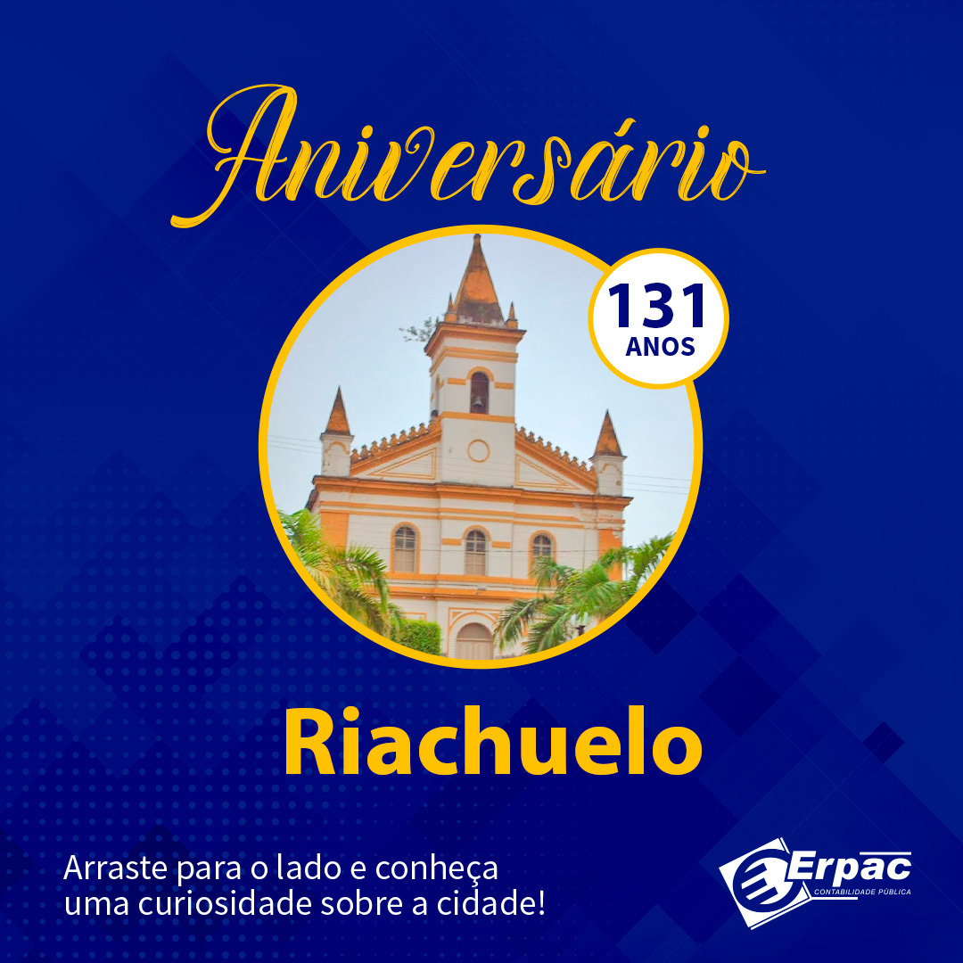 ERPAC_Contab's tweet photo. O Erpac deseja boas comemorações para Riachuelo!

#erpac #contabilidadepública #sergipe #contabilidade https://t.co/DjjzaCsRvZ