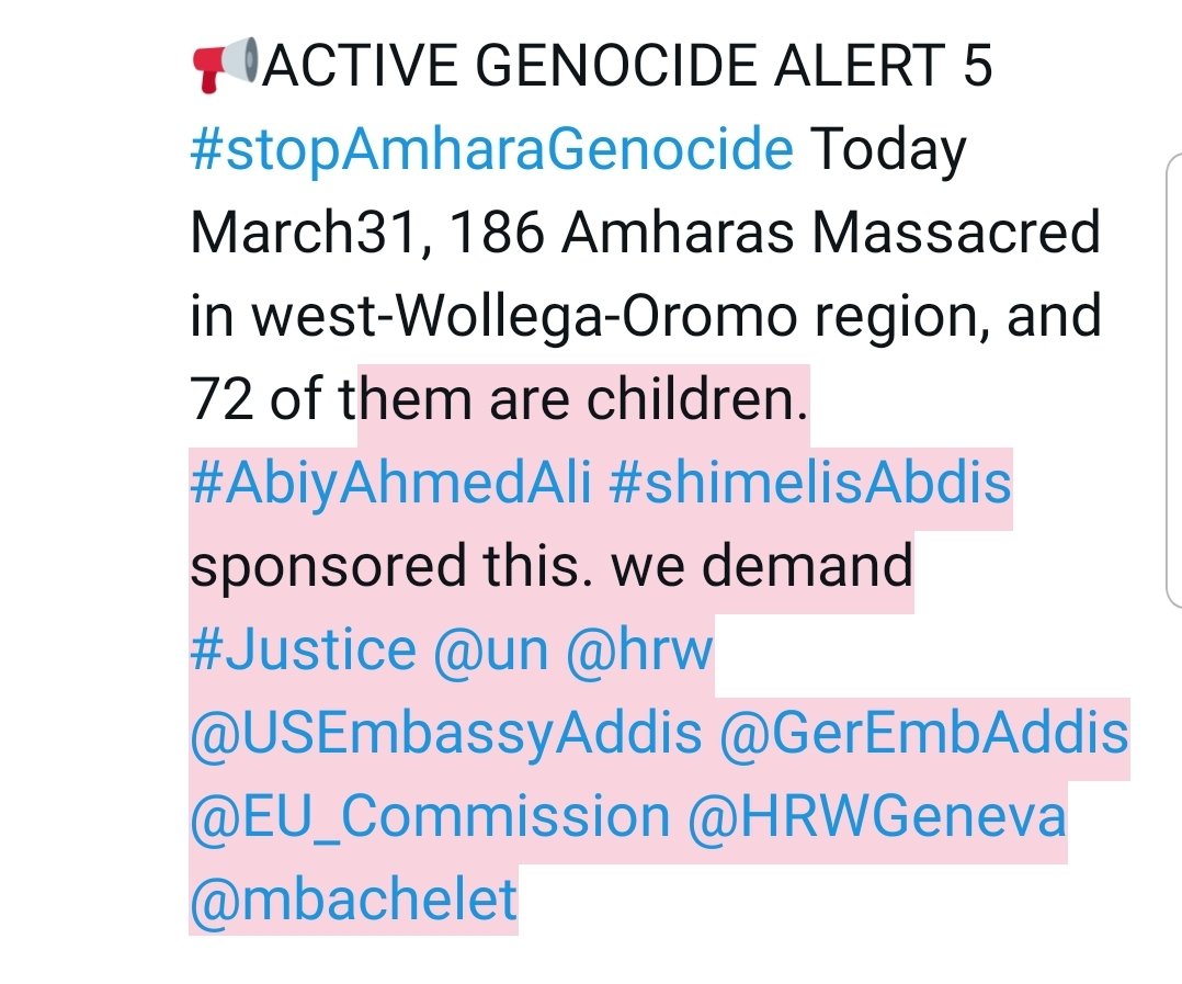 Lije_Eyasu's tweet photo. @CDUMerkel
@GerEmbAddis
@BMFSFJ
@hrw_de
@AuswaertigesAmt
@GfbV
@ZentralratJuden
@CoESpokesperson
@dw_deutsch
@DerSPIEGEL 

#StopGenocideAgainstAmhara https://t.co/2QhtTrDvGa