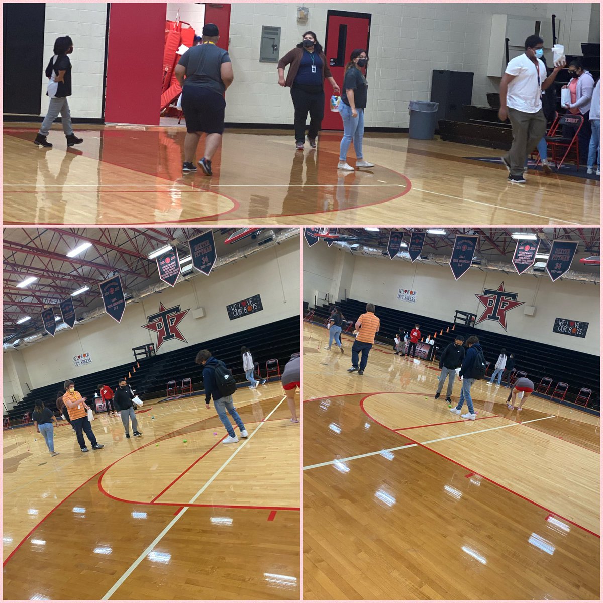 What a fun Day! Easter egg hunt and games with our SLC friends. ❤️ #badweatherwontstopus