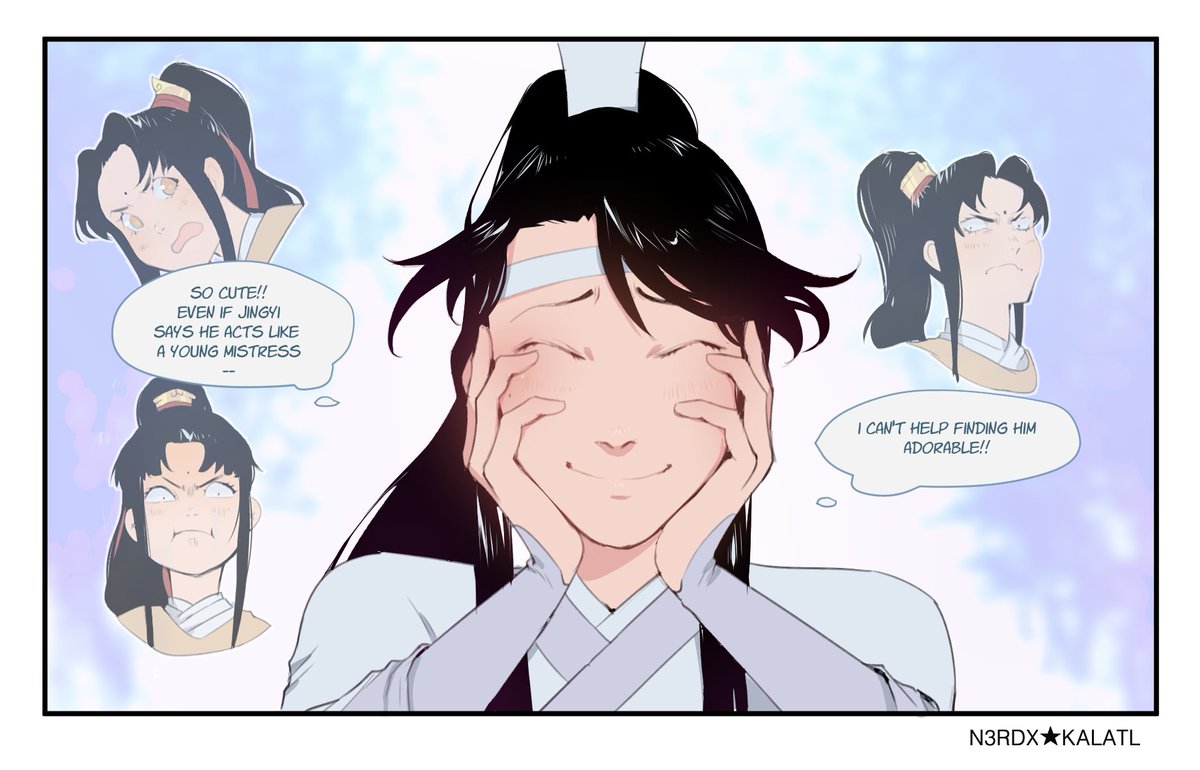 Lan Sizhui and Jin Ling don't see eachother for a long time so